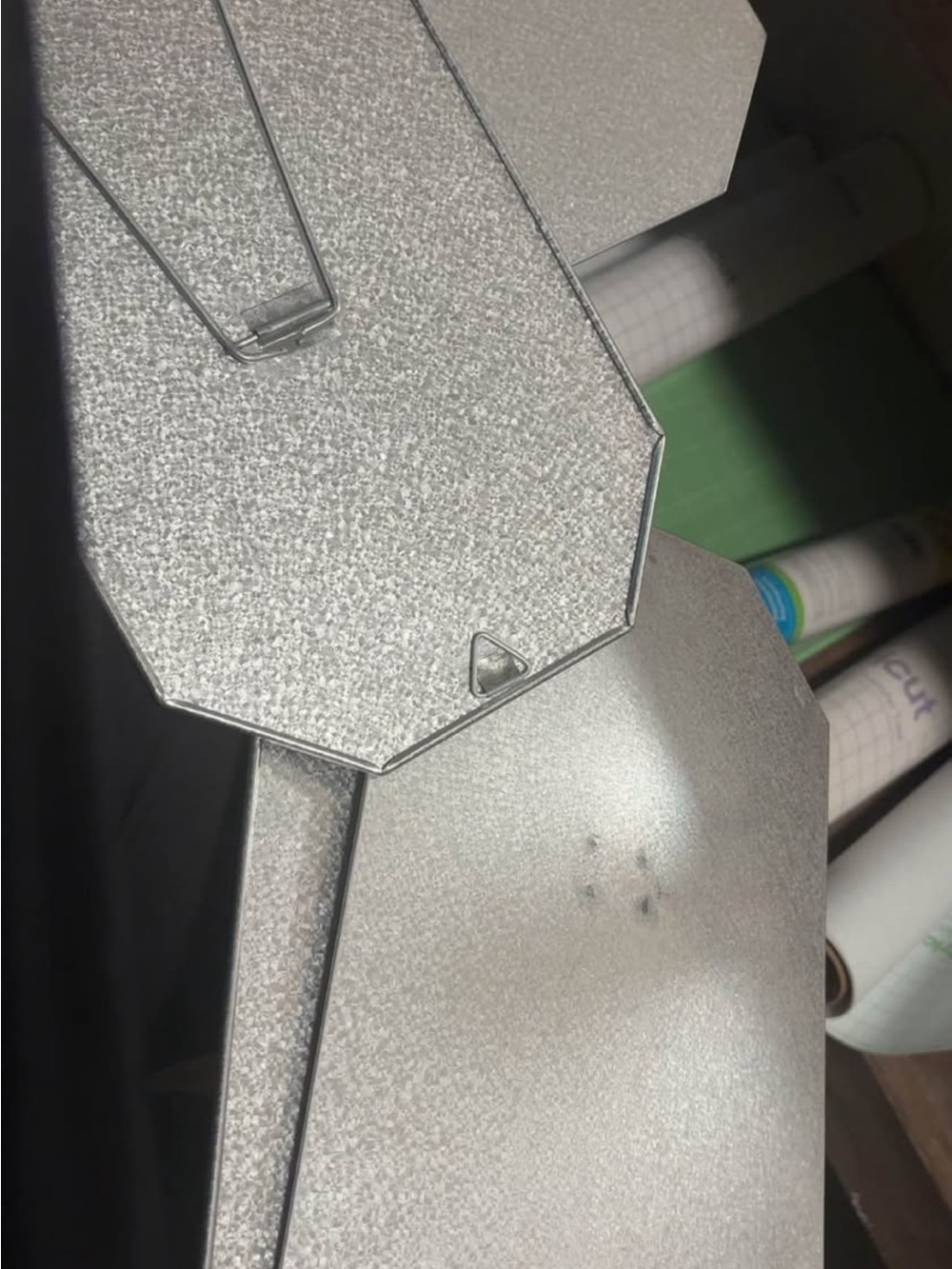 Silver Octagon Party Garland - Decorative Home Party Supplies
